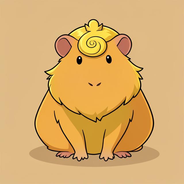Coronet Guinea Pig illustration
