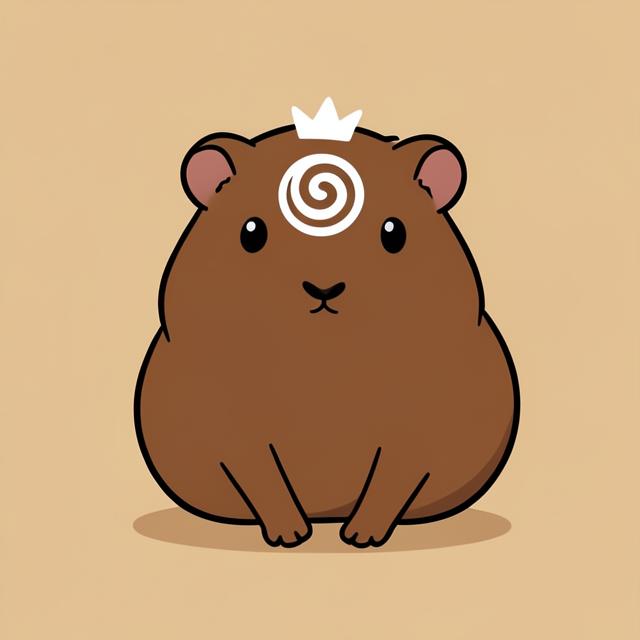 American Crested Guinea Pig illustration