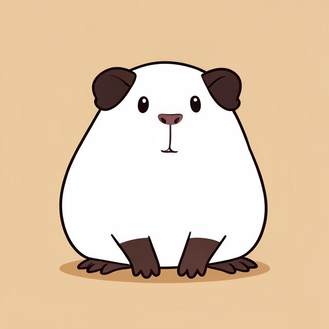Himalayan Guinea Pig illustration