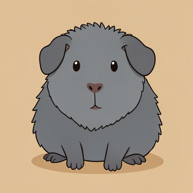 Rex Guinea Pig illustration